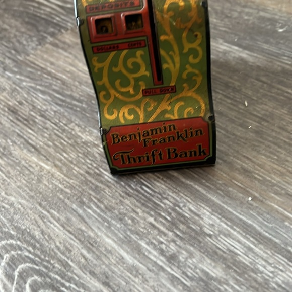 Antique Benjamin Franklin thrift bank gold toy collectors - Picture 7 of 9